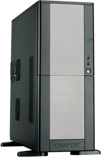 Chieftec LCX-01B-B-SL Midi-Tower Черный, Cеребряный системный блок