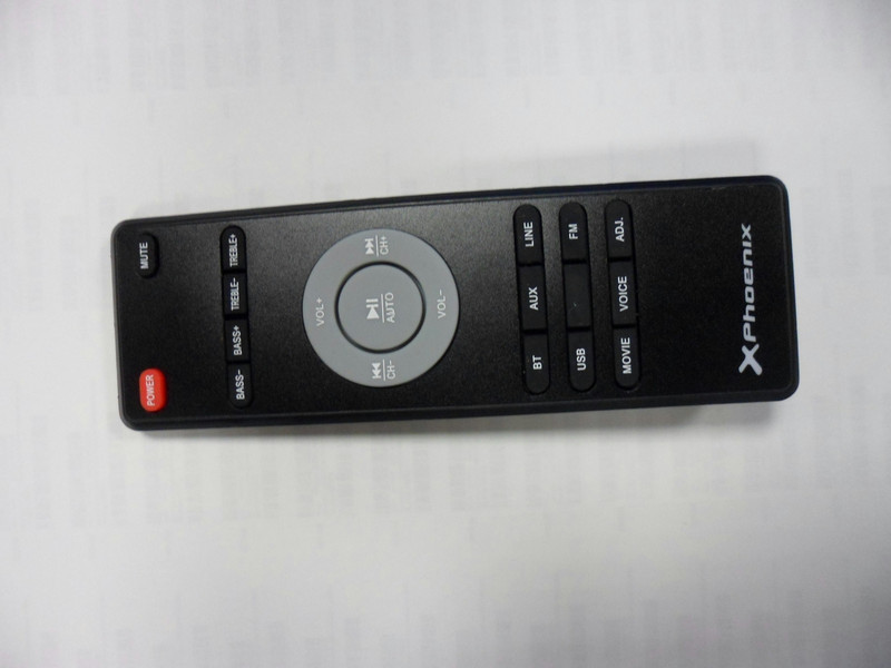 Phoenix Technologies MDPHSBBT IR Wireless Press buttons Black remote control