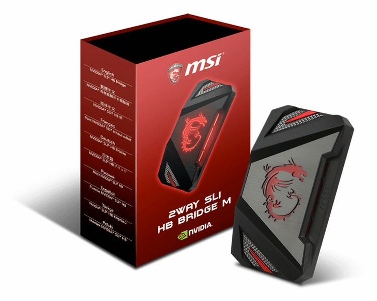 MSI 2WAY SLI HB BRIDGE M Internal SLI interface cards/adapter