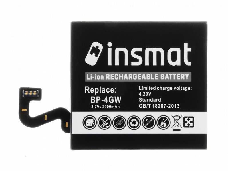 Insmat 106-9483 Lithium-Ion 2000mAh 3.7V rechargeable battery