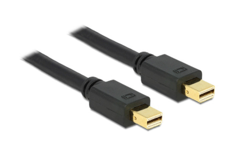 DeLOCK 83472 0.5m Mini DisplayPort Mini DisplayPort Black DisplayPort cable