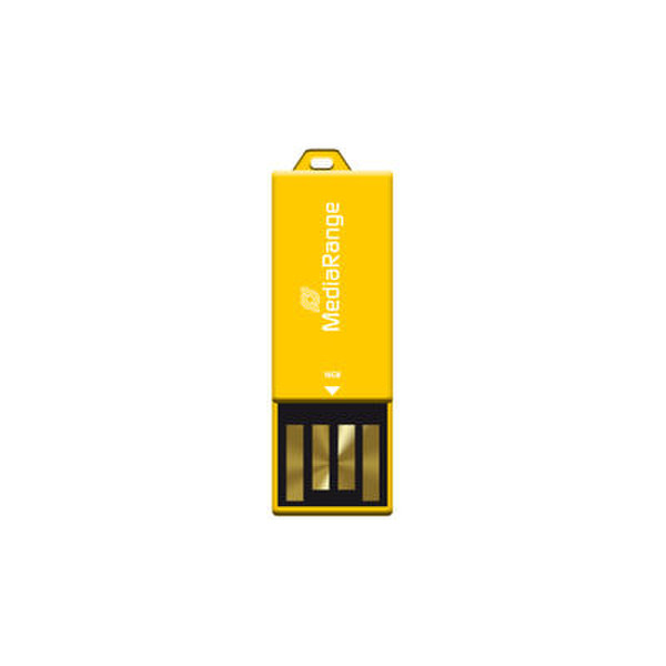 MediaRange MR976 16ГБ USB 2.0 Тип -A Желтый USB флеш накопитель