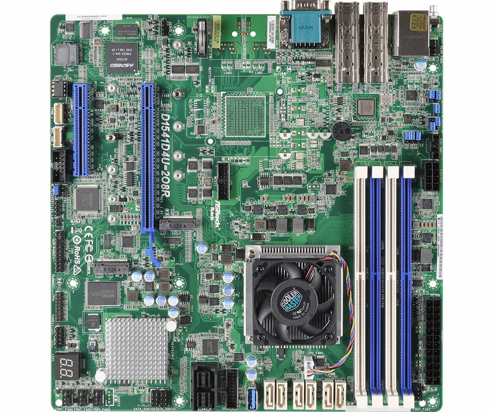 Asrock D1541D4U-2O8R Micro ATX server/workstation motherboard
