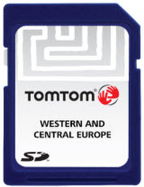 TomTom Map of Western and Central Europe SD v8.30
