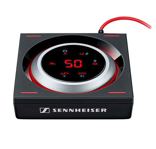 Sennheiser GSX 1000 7.1канала Дома Проводная Черный, Cеребряный усилитель звуковой частоты