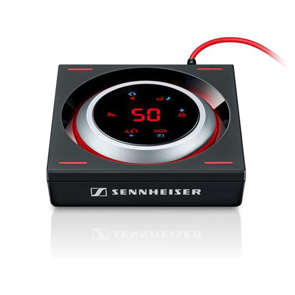 Sennheiser GSX 1200 Pro Gaming Audioverst 7.1Kanäle Haus Verkabelt Schwarz, Silber Audioverstärker