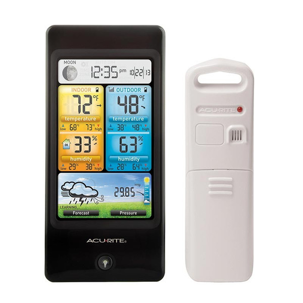 AcuRite 02016A1 AC Black weather station