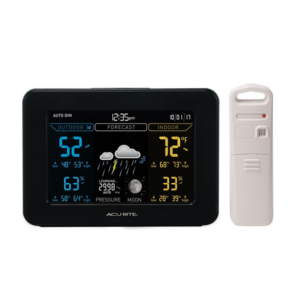 AcuRite 02027A1 Battery Black,White weather station