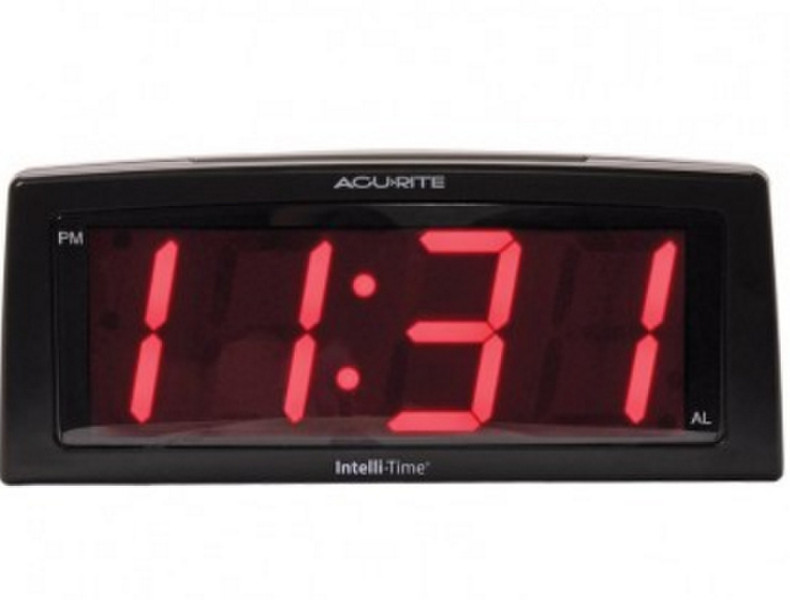 AcuRite 13003A3 Digital table clock Rechteckig Schwarz Tischuhr