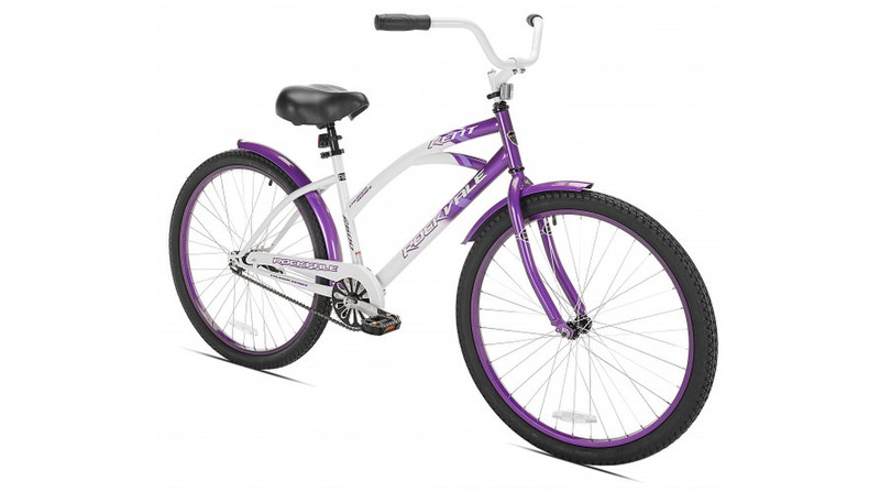 Kent Rockvale Frauen Stadt 19Zoll Stahl Violett, Weiß Fahrrad