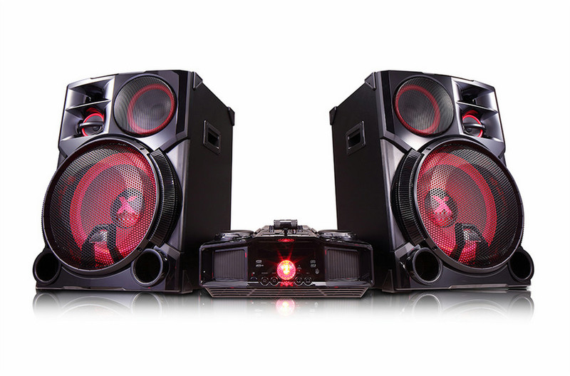 LG CM9960 Mini set 4800Вт Черный, Красный домашний музыкальный центр