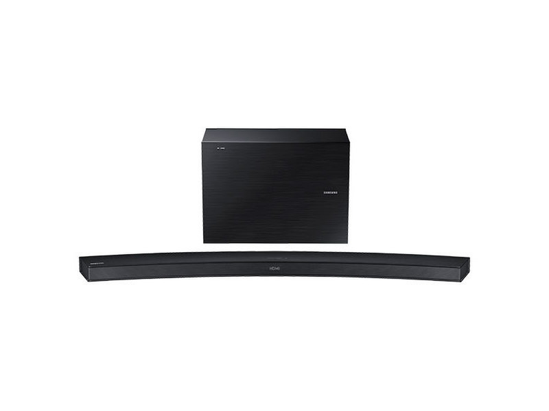 Samsung 2.1Ch Curved Soundbar Проводной и беспроводной 2.1канала 300Вт Черный динамик звуковой панели