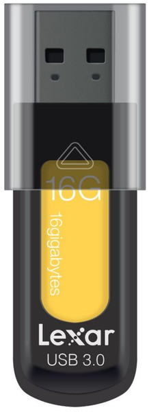 Lexar JumpDrive S57 16GB USB 3.0 (3.1 Gen 1) Type-A Black,Yellow USB flash drive