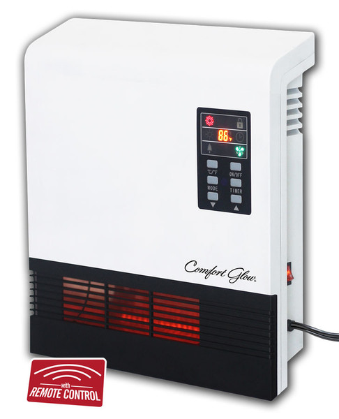 World Marketing of America QWH2100 Для помещений Quartz electric space heater 1500Вт Черный, Белый электрический обогреватель