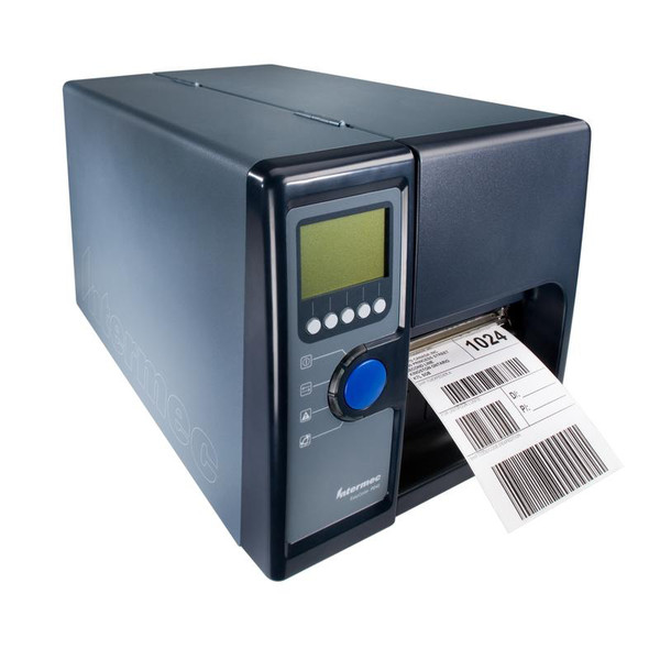 Intermec PD42 Прямая термопечать 200 x 200dpi Синий, Cеребряный устройство печати этикеток/СD-дисков