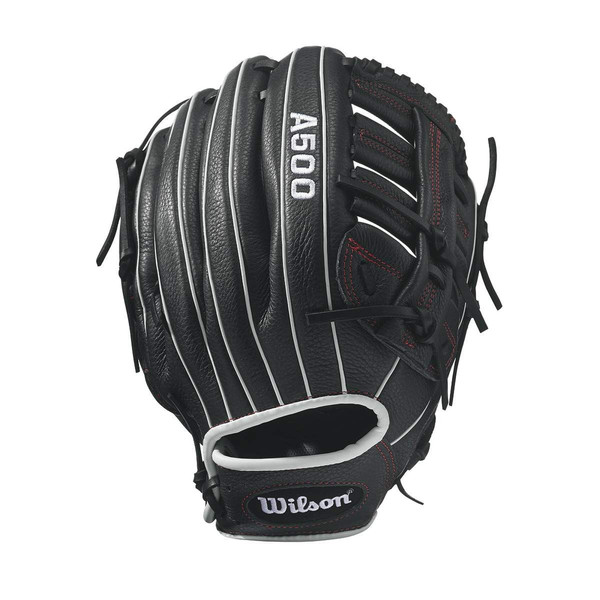 Wilson Sporting Goods Co. A500 Left-hand baseball glove 12.5Zoll Schwarz