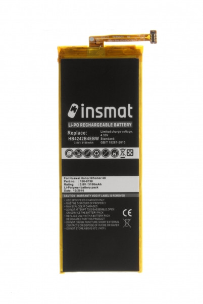 Insmat 106-8758 Lithium-Ion 3100mAh rechargeable battery