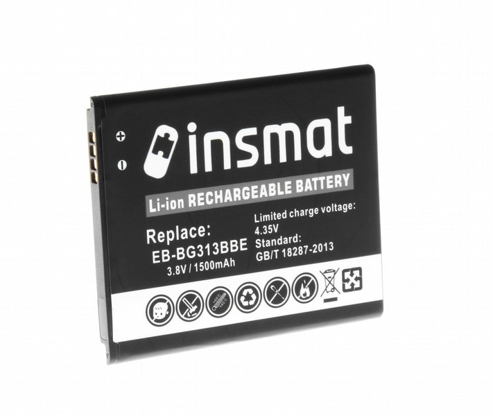 Insmat 106-8761 Lithium-Ion 1500mAh 3.8V rechargeable battery