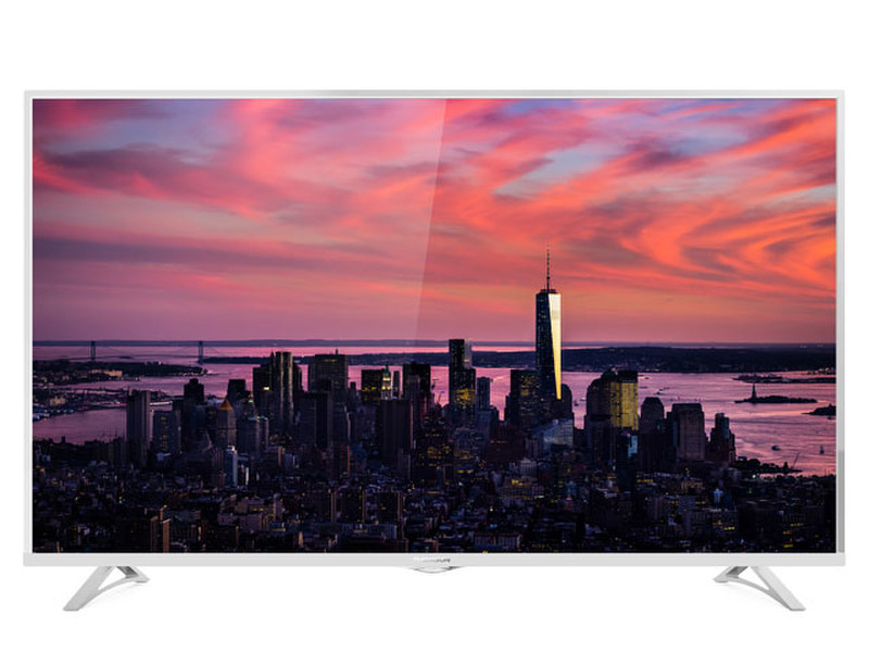TCL-Digital 50UA6406W 50Zoll 4K Ultra HD Smart-TV WLAN Weiß LED-Fernseher