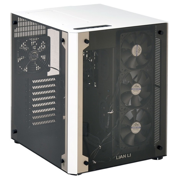 Lian Li PC-O8WBW Midi-Tower Black,White computer case
