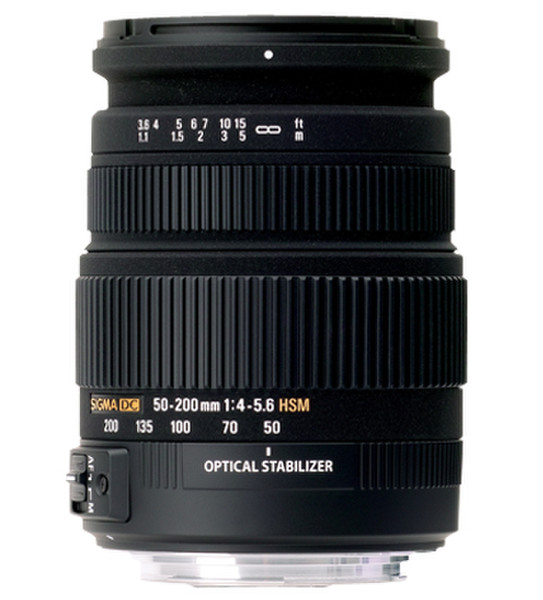 Sigma 50-200mm F4-5.6 DC OS HSM Sony SLR Telephoto lens Черный