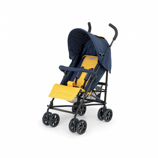 Foppapedretti 8013440153429 Traditional stroller 1место(а) Синий, Желтый детская коляска
