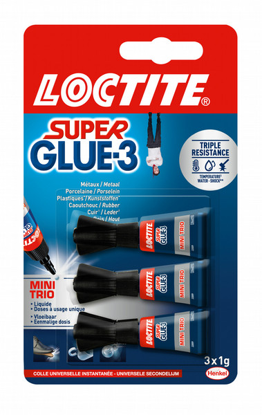 Loctite Super Glue-3 Mini Trio 2+1 Гель