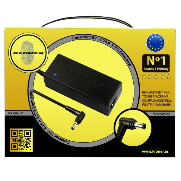 Kloner KTS90GOLD Indoor Black mobile device charger