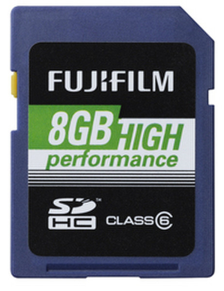 Fujifilm SDHC High Performance, 8GB 8GB SDHC memory card