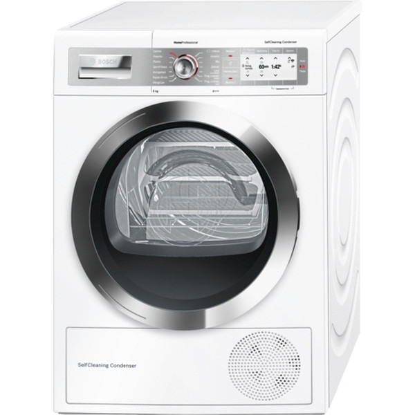 Bosch WTY877H8IT Freestanding Front-load 8kg A+++ White tumble dryer