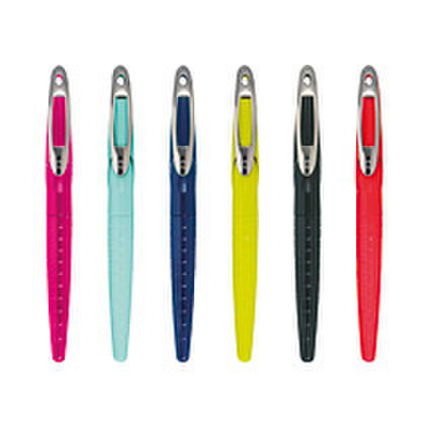 Herlitz Fountain Pen My.Pen L nib ass. col. Cartridge filling system Multicolour 1pc(s) fountain pen