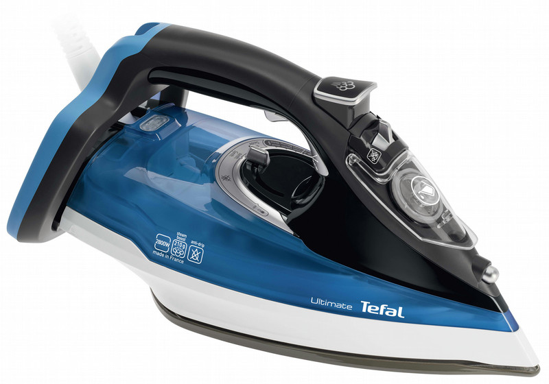 Tefal UltraGliss FV9710 Dry & Steam iron Durilium soleplate 2800W Black,Grey iron