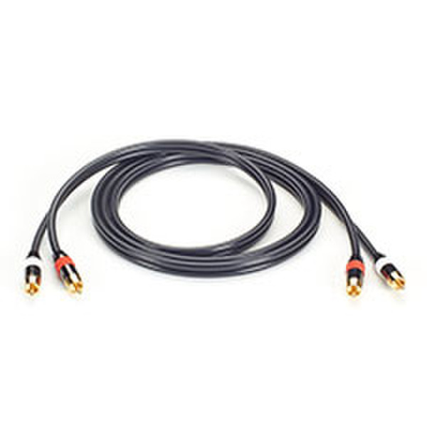 Black Box ACB-2RCA-0003 9.8м 2 x RCA 2 x RCA + USB Черный аудио кабель