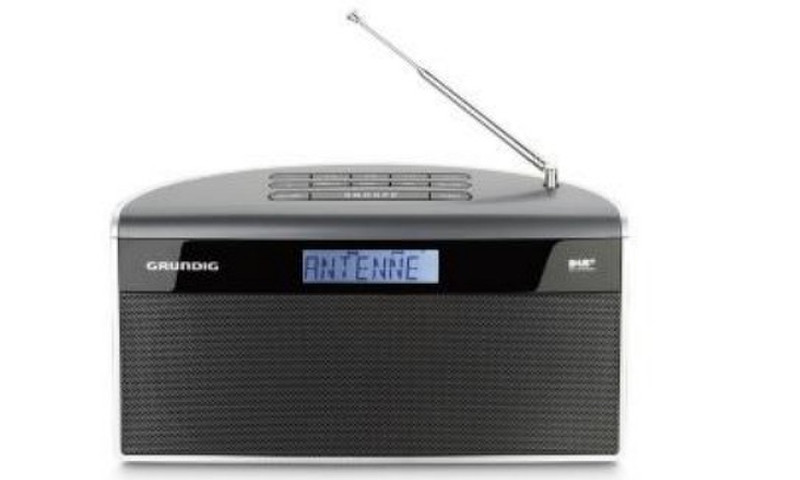 Grundig MUSIC 8000 DAB+ Портативный Analog & digital Черный, Серый радиоприемник
