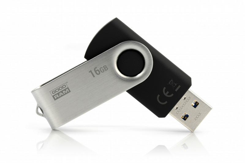 Goodram UTS3 16ГБ USB 3.0 (3.1 Gen 1) Type-A Черный USB флеш накопитель