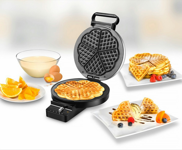 Unold Edel 5waffle(s) Black,Silver waffle iron