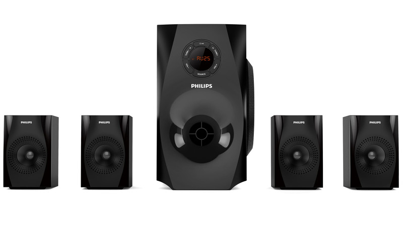 Philips SPA8150B/94 4.1channels 50W Black speaker set