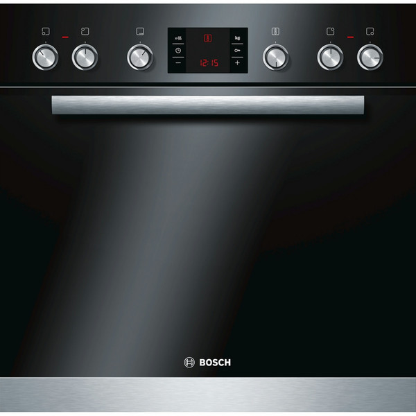 Bosch Serie 6 HEA34B150 Elektro 66l 11400W A Schwarz, Edelstahl Backofen