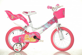 Dino Bikes 146R-BA Girls Metal Pink,White bicycle