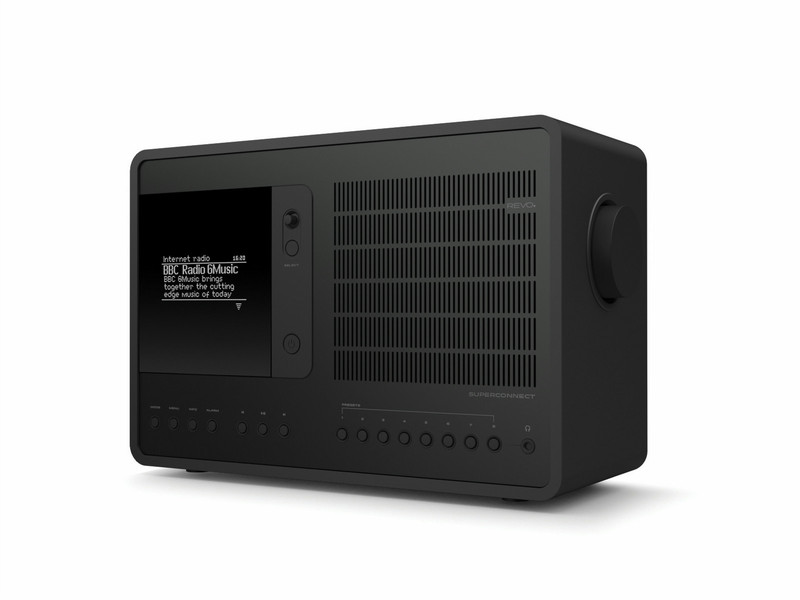 Revo SuperConnect Портативный Черный радиоприемник