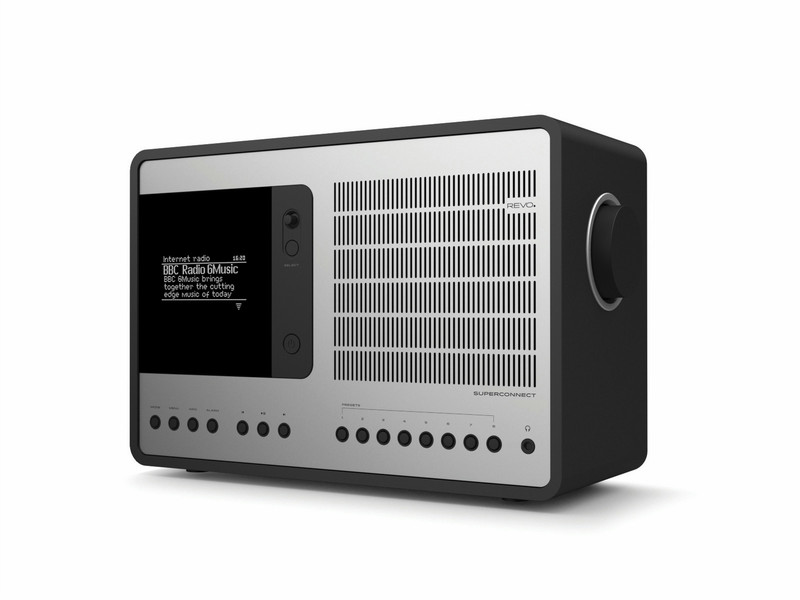 Revo SuperConnect Portable Black,Silver radio