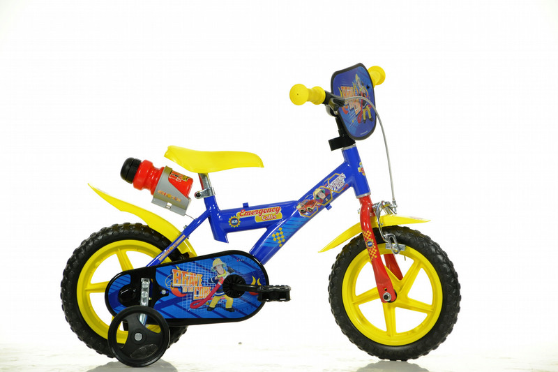 Dino Bikes Sam il pompiere Child unisex City Metal Blue,Yellow bicycle