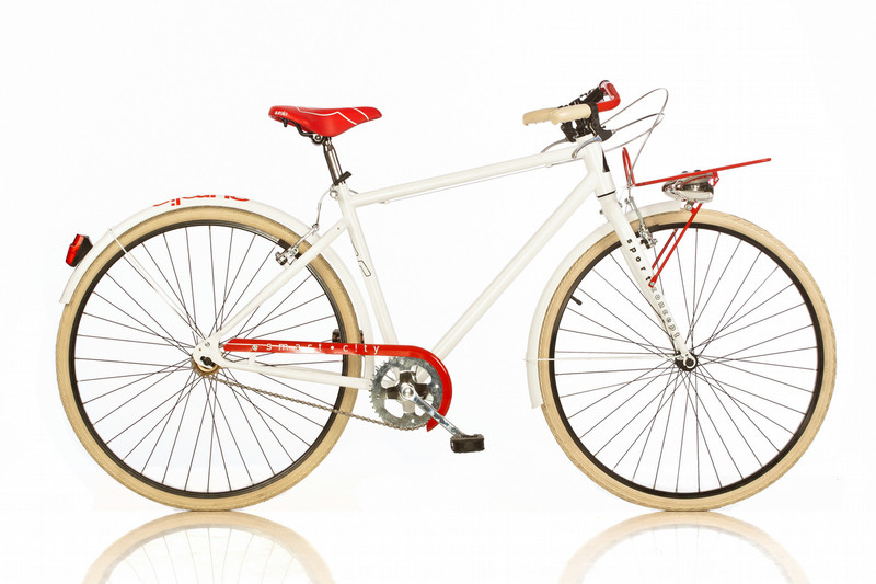 Dino Bikes 1028SU Взрослый унисекс Город Металл Красный, Белый bicycle