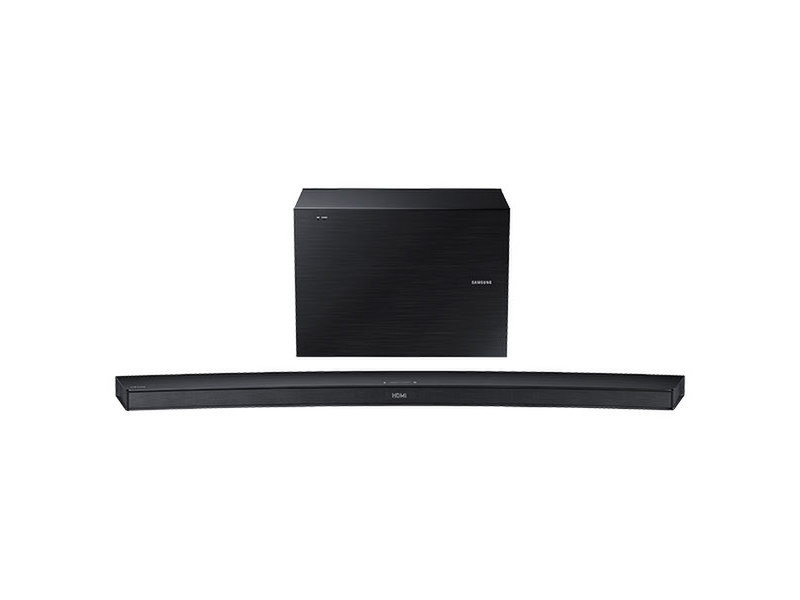 Samsung 4.1CH 320W Curved Soundbar Проводной и беспроводной 4.1канала 320Вт Черный динамик звуковой панели