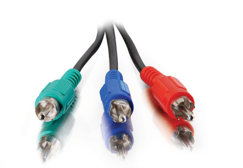 C2G 5M Value Series Component Video Cable 5м 3 x RCA 3 x RCA Черный компонентный (YPbPr) видео кабель