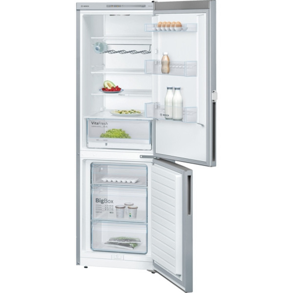 Bosch Serie 4 KGV36YL30 Отдельностоящий 214л 94л A++ Нержавеющая сталь холодильник с морозильной камерой