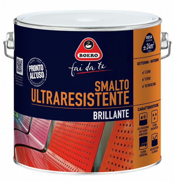 Boero Bartolomeo Smalto Ultraresistente Brillante White 2L 1pc(s)