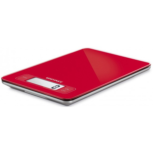 Soehnle 66152 Tabletop Rectangle Electronic kitchen scale Red