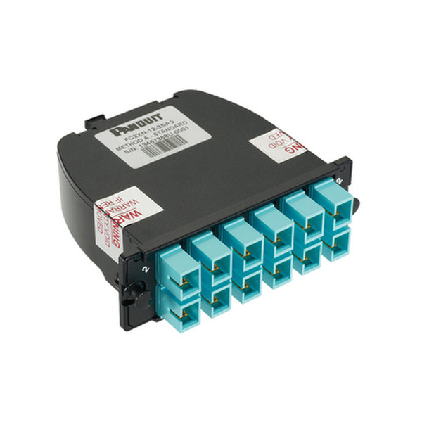 Panduit FC2XN-12-03AS SC 1pc(s) Black,Turquoise fiber optic adapter