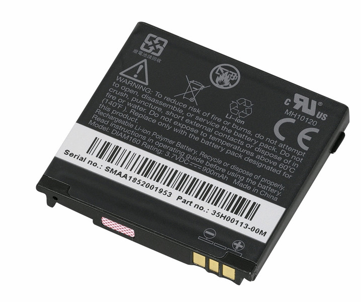 HTC BA S270 Touch Diamond Batería Lithium Polymer (LiPo) 900mAh 3.7V rechargeable battery
